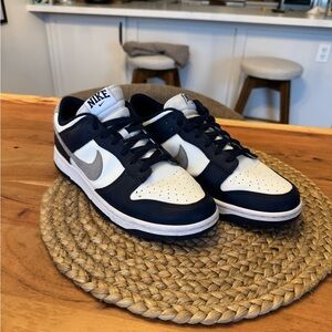 Nike Dunk Low Navy and White